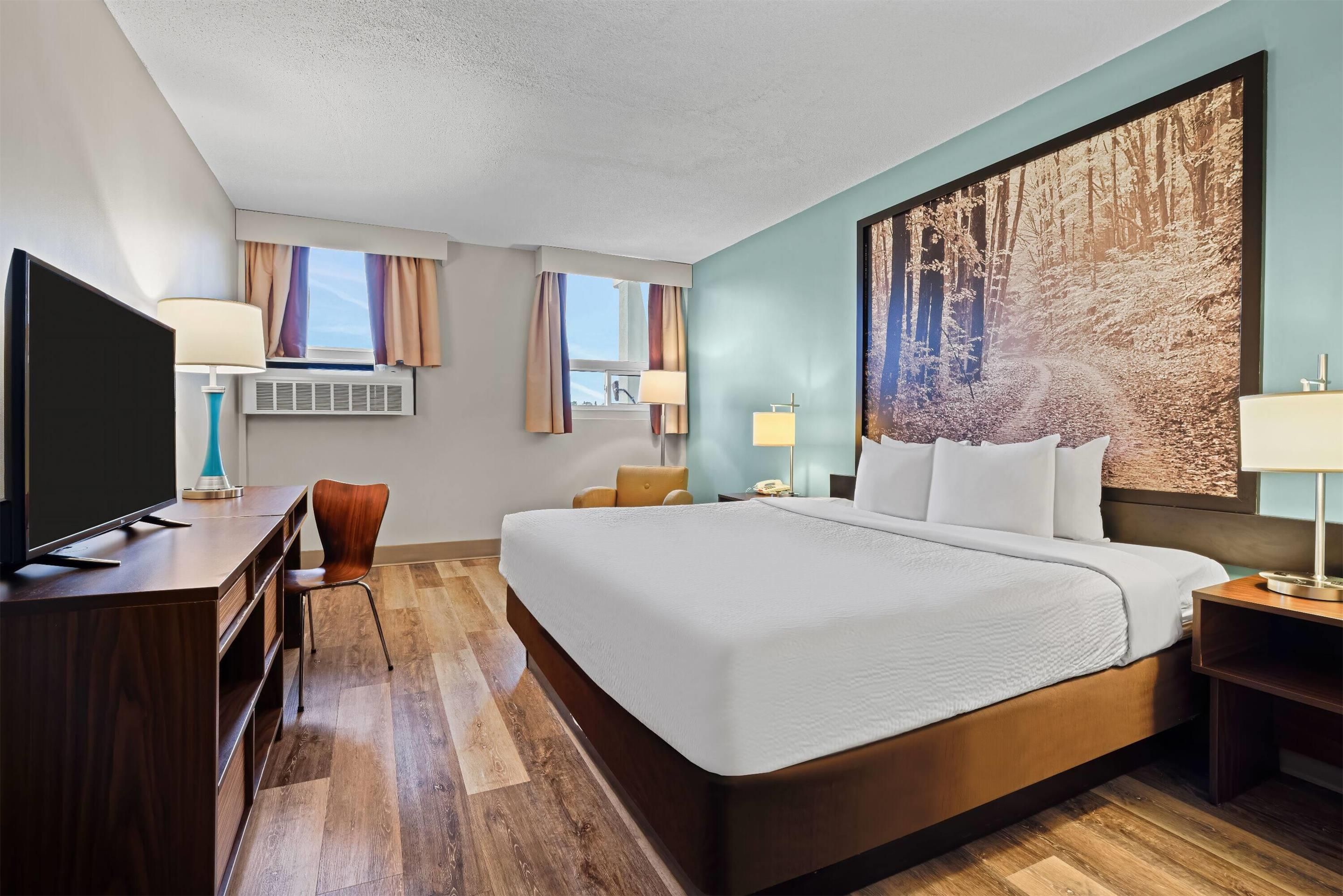 Super 8 by Wyndham Thunder Bay - ת'אנדר ביי - חדר שינה