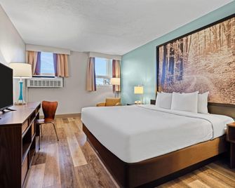 Super 8 by Wyndham Thunder Bay - ת'אנדר ביי - חדר שינה