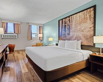 Super 8 by Wyndham Thunder Bay - ת'אנדר ביי - חדר שינה