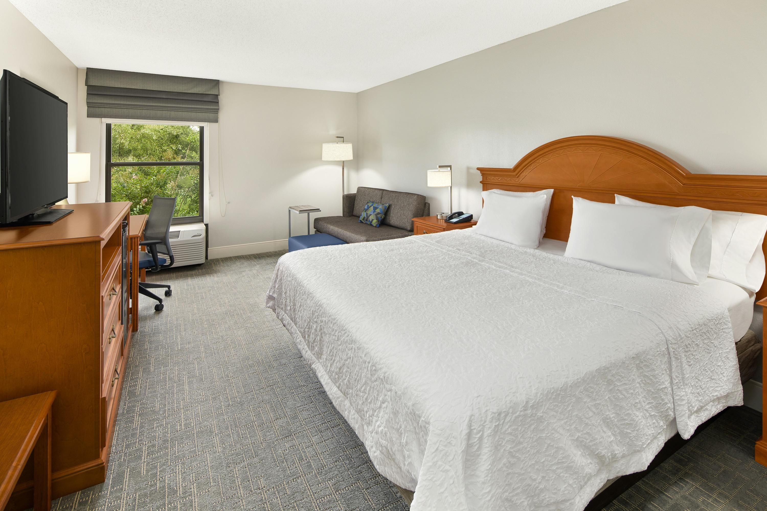 Hampton Inn Atlanta/Newnan - Newnan - Schlafzimmer