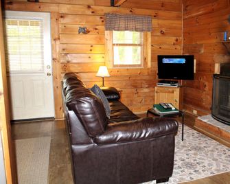 Romantic Cabin Rental in the Forest near Beckley, West Virginia - Hico - Sala de estar