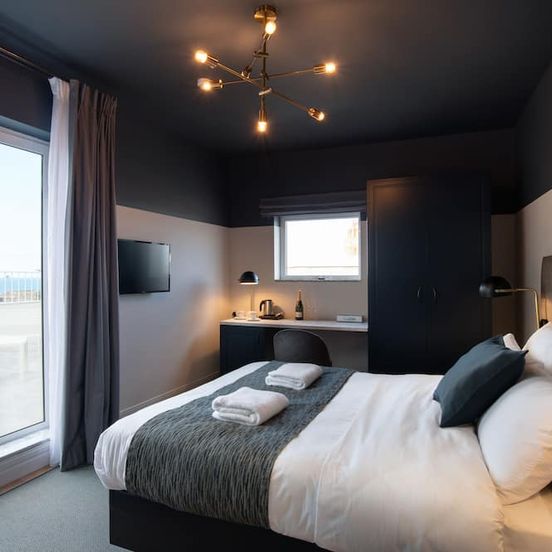 Bedroom view of The Barrister Hotel