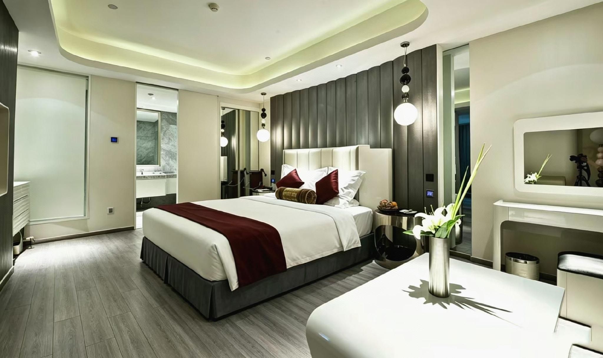 Baili Zhongzhou International Hotel (Zijing Mountain-Erqi Business Circle) - ז'נגז'ו - חדר שינה