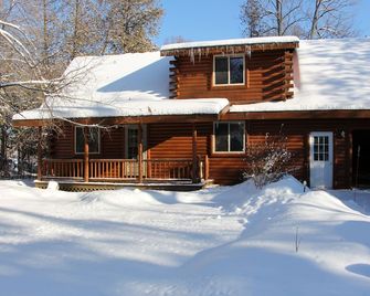 Log Cabin home on the Sturgeon River in Indian River - Indian River - Building