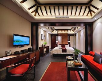 Fuzhou Guian Xishan Hot Spring Resort - Fuzhou - Bedroom