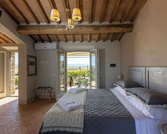 Great Room - Villa Andrea - Quadruple Delux - Castiglione d'Orcia - Habitación