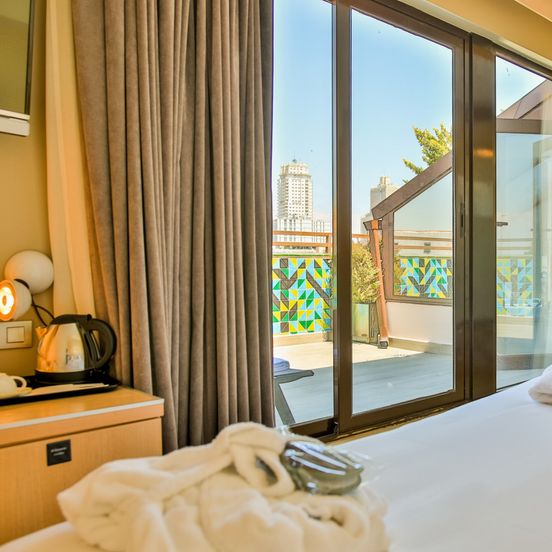 Bedroom view of Hotel Opera