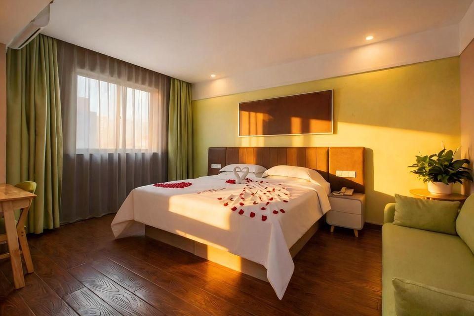 Greentree Sunshine Holiday Hotel (Nanchang Bayi Square First Affiliated Hospital) - נאנצ'אנג - חדר שינה