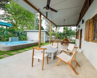 New Construction! Ac Fiber Private Pool Walk To Beach! - Cahuita - Patio