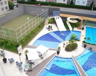 Beautiful Flat Apartment With Full Kitchen 300 Meters From Hot Park - Rio Quente - Basen