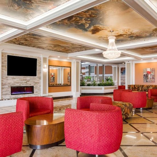 Lounge view of Lebossier Hotel