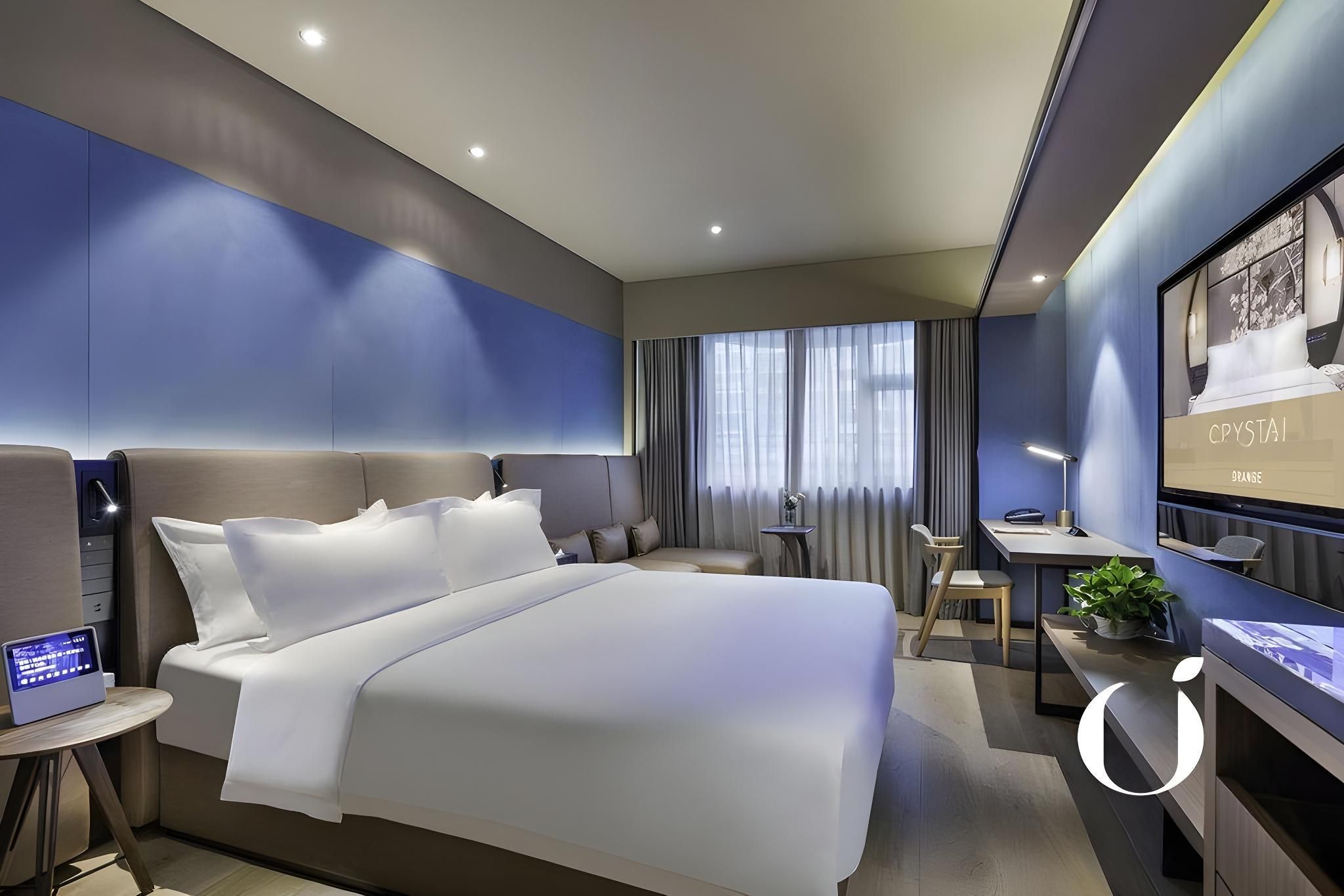 Orange Hotel Select Qingdao Wusi Square - تشينغداو - غرفة نوم