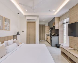 Skyla Studios & Suites - Kondapur - 海得拉巴 - 臥室