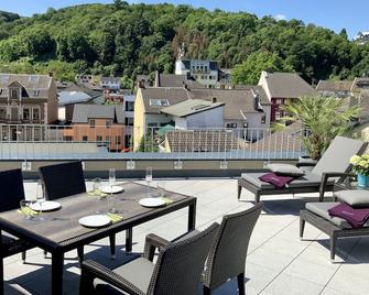 Modern penthouse apartment with terrace over the roofs of Remagen - Remagen - Balkon