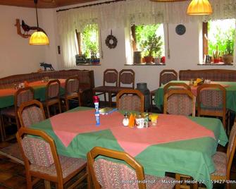 Hotel Heidehof - Holzwickede - Restaurant