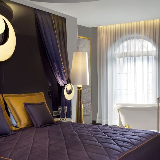 Bedroom view of Sura Design Hotel & Suites