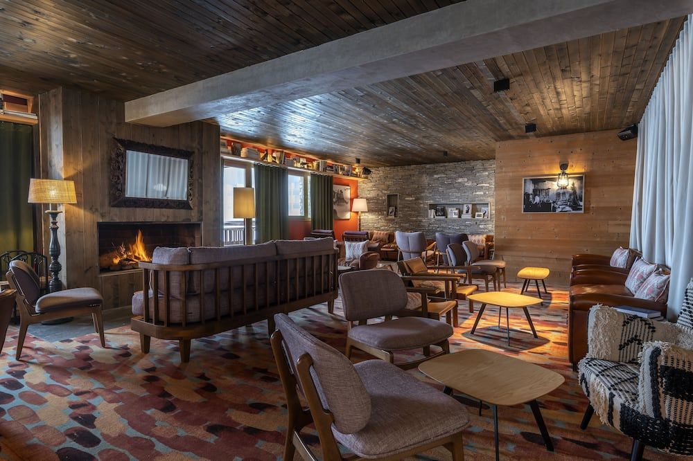 Chalet Hôtel Kaya - Les Ménuires - Sala de estar
