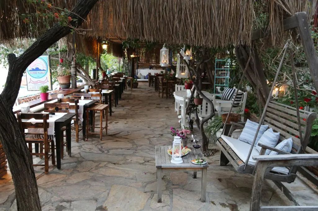 Bozburun Pembe Yunus Hotel - Bozburun - Restaurant