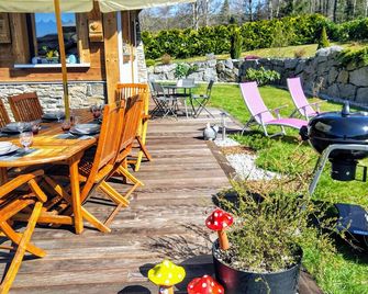 Chalet des 3 Marmottes 187m2, 8prs, tastefully decorated, outdoor sauna - Xonrupt-Longemer - Patio