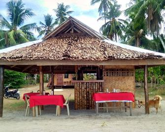 Acuario beach inn is a beach front area. A native hut which has 3 rooms inside. - San Vicente - Patio