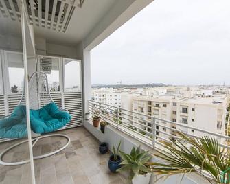 Brand new Spacious 1bd apt With City View - Carthage (Tunisie) - Balcon