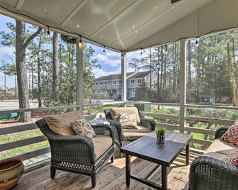 1 Mi to Beach and Boardwalk Family Townhome - Bethany Beach - Balcon