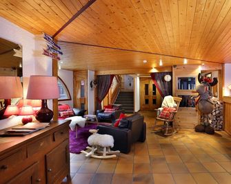Hotel Du Bourg - Les Avanchers-Valmorel - Sala de estar