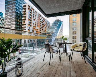 Bjørvika Apartments, Opera Area, Oslo City Center - Oslo - Parveke