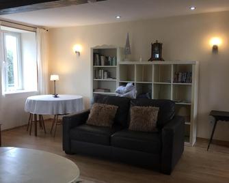 4 bed/bath farmhouse,grand garden, pool, BBQ, Normandy,Brittany, Pays de Loire - Couesmes-Vaucé - Sala de estar