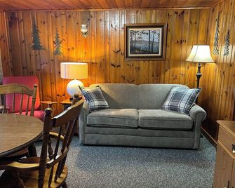 Cedar 2- two-bedroom cabin on beautiful Delta Lake - Iron River - Living room