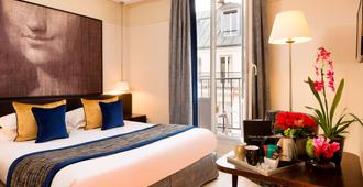 Hotel Chaplain - פריז - חדר שינה