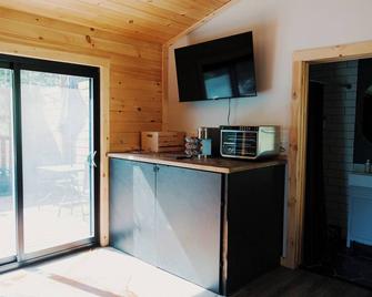The Sugar Shack, a cozy A-Frame cabin located outside Sussex, New Brunswick. - Sussex - Kitchen