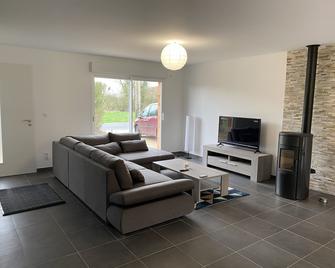 Maison Neuve Avec Garage 200m du Der 6 Couchages - Écollemont - Sala de estar