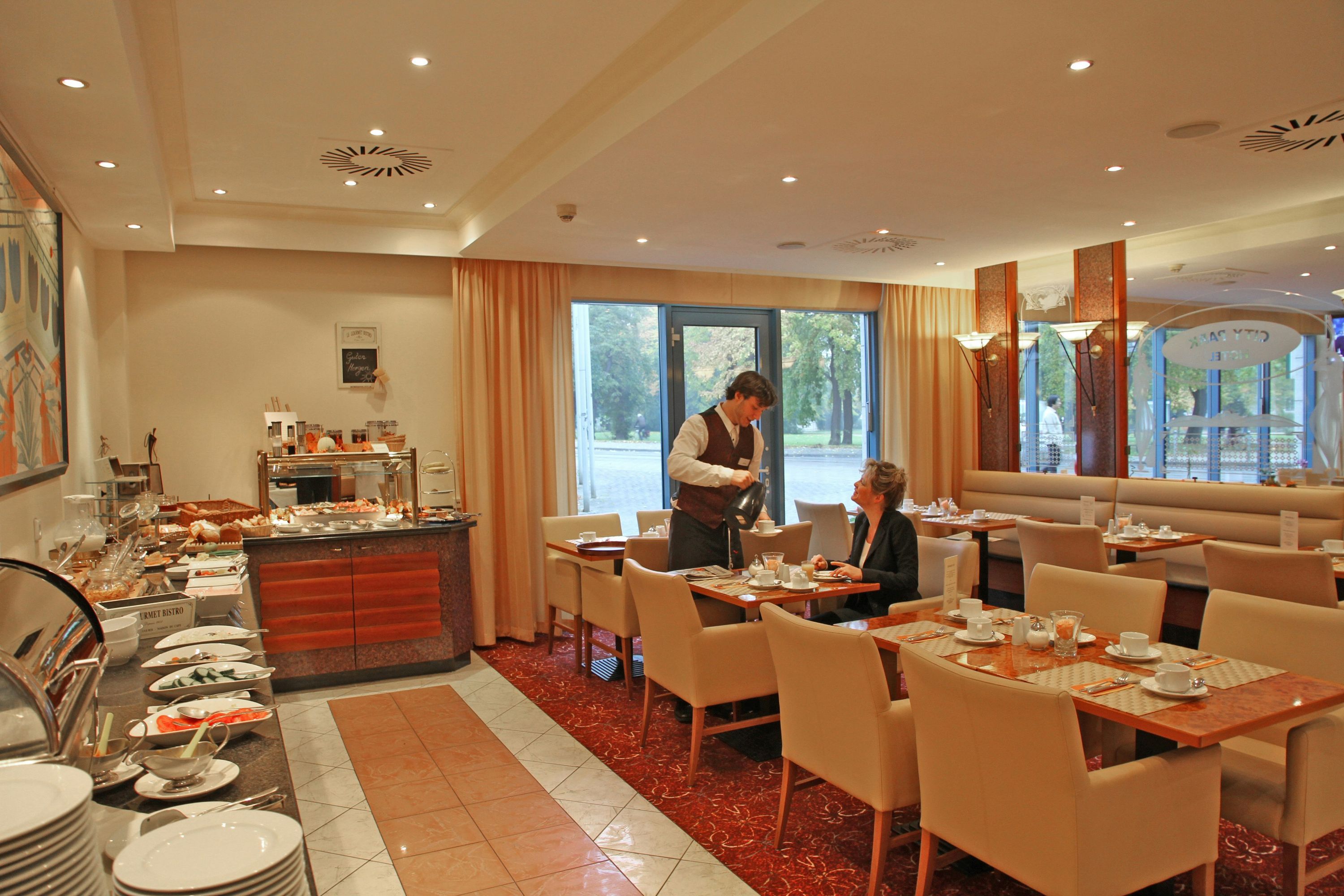 City Park Hotel - Fráncfort del Óder - Restaurante