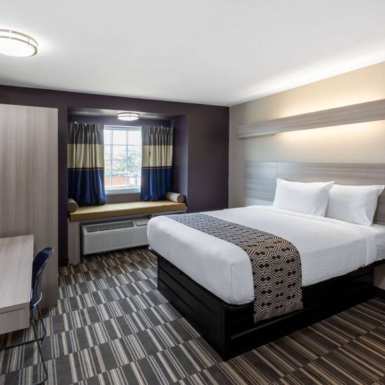 Bedroom view of Microtel Inn & Suites by Wyndham Bossier City