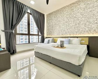 Bali Sea View Residences Melaka at Stayrene - Malakka - Yatak Odası