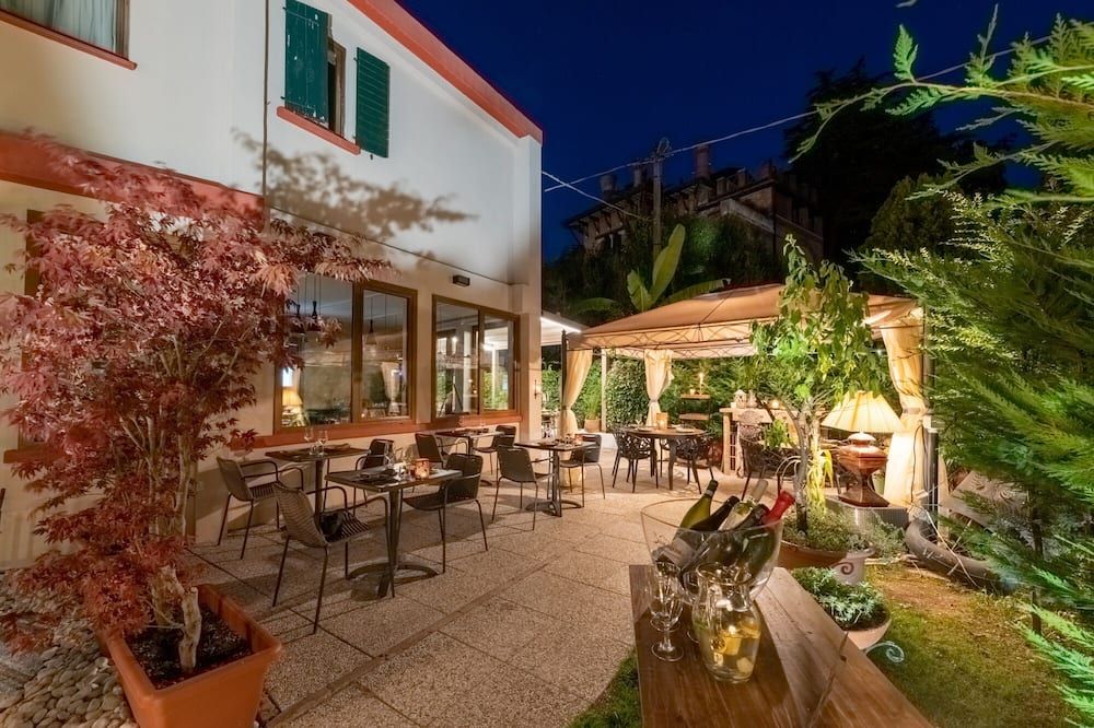 فندق فيلا ستيلا - البندقية - شرفة مرصوفة