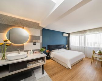 Yunpan Hanmei Apartment (Taiyuan Xinyue International) - Taiyuan - Schlafzimmer