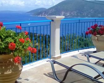 Luxurious Villa With Private Infinity Pool And Uninterrupted Sea Views - Fiskardo - Balcony