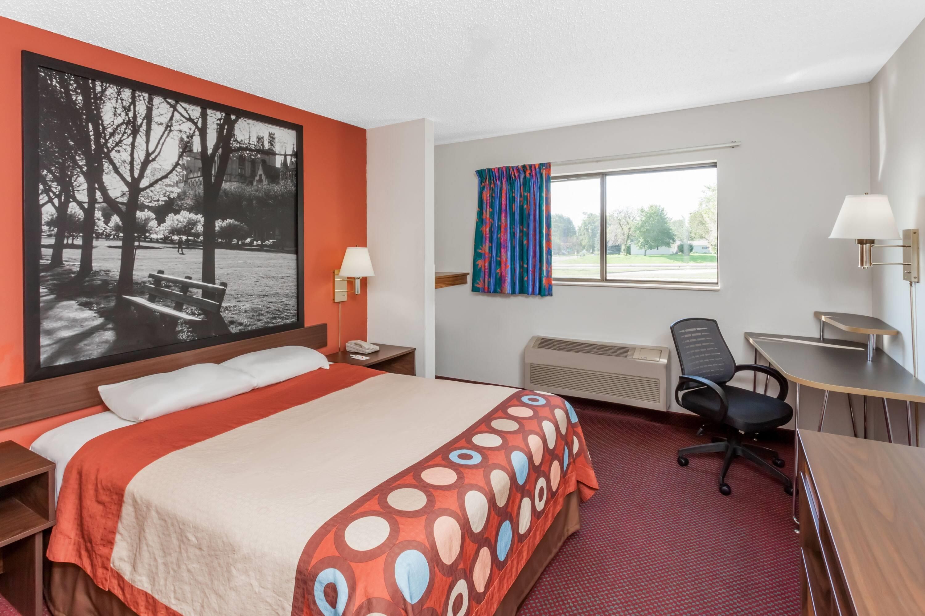 Super 8 by Wyndham Washington/Peoria Area - Washington - Schlafzimmer