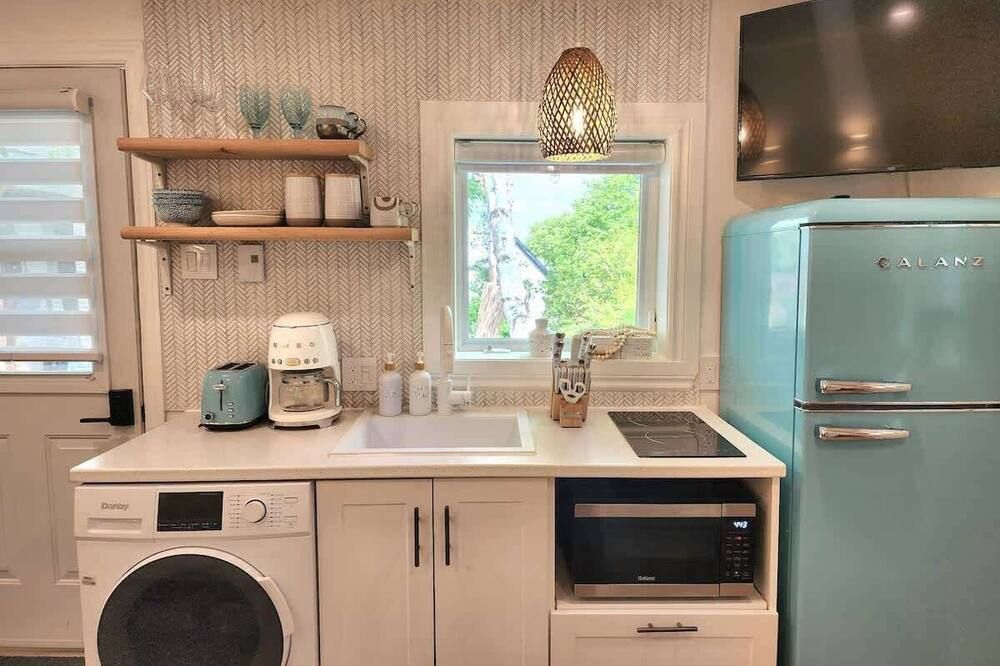 Boho Chic Tiny House - Hot Tub Ev Chrger & Parking - كويبيك ستي - مطبخ