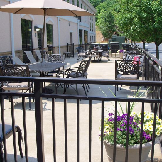 Patio view of Holiday Inn Express & Suites Winchester