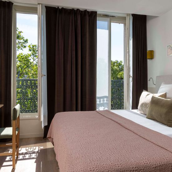 Bedroom view of Le Petit Beaumarchais Hotel & Spa