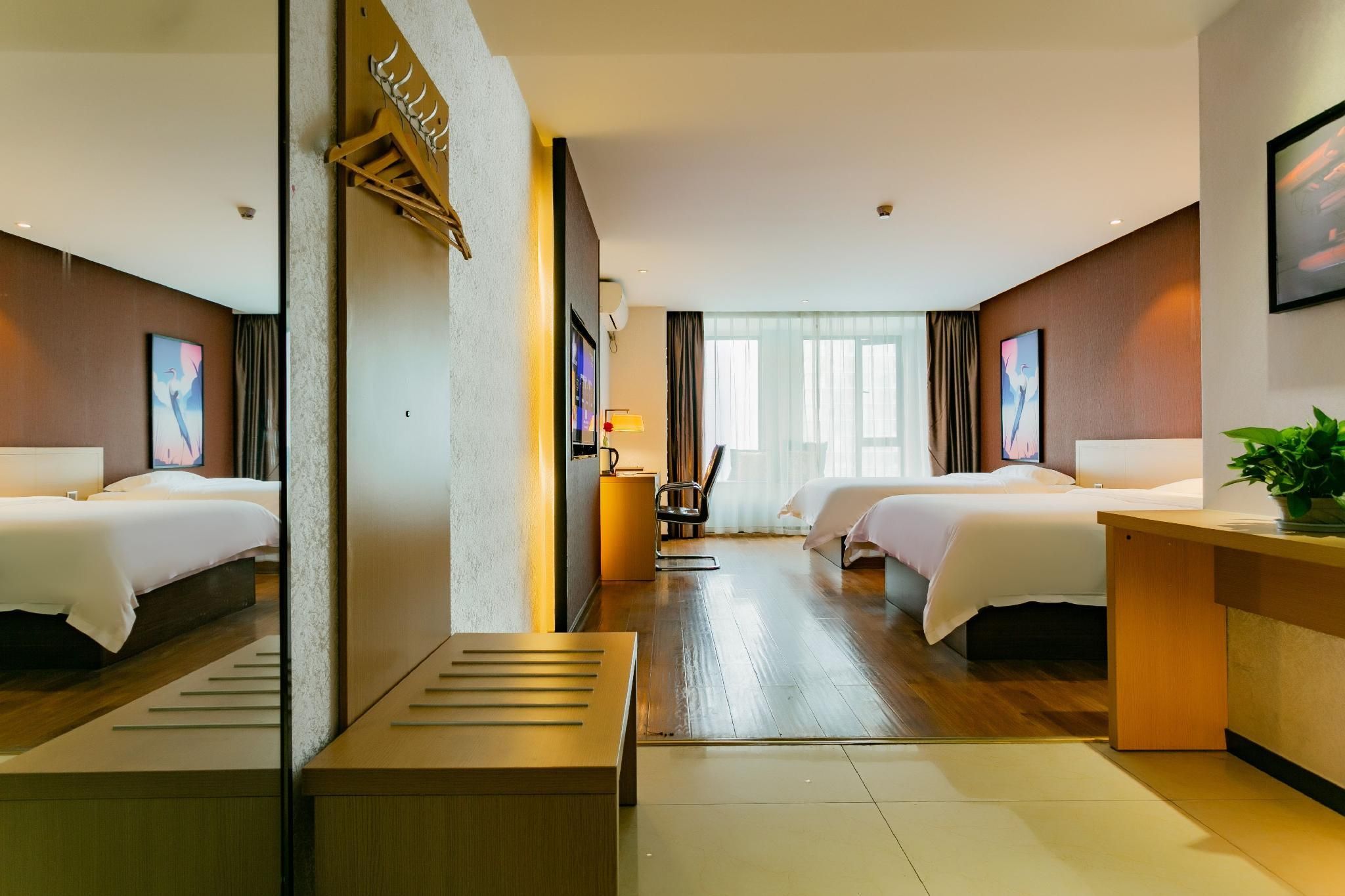 Shanshui Cloud Hotel (Chengdu Jianshe Road) - تشنغدو - غرفة نوم