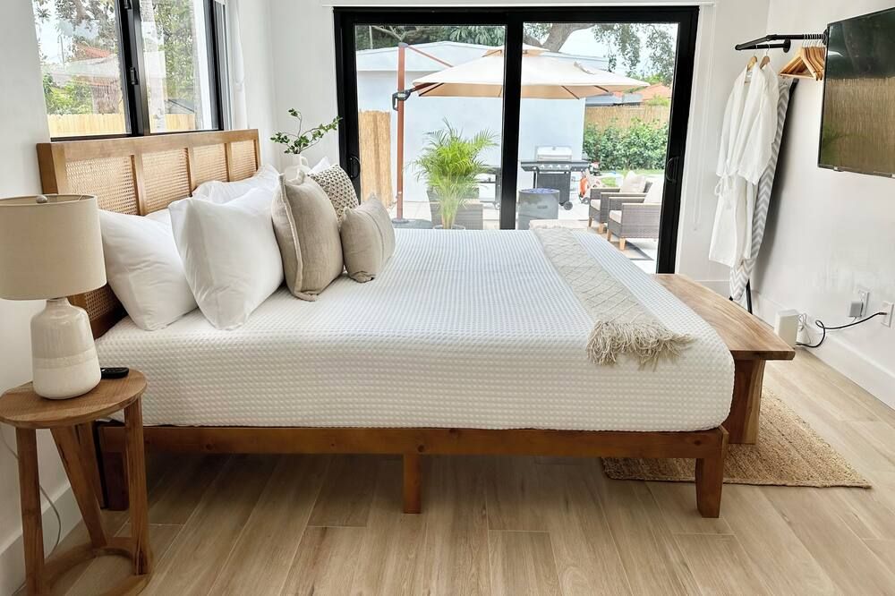 Pool- Sleeps 8- Mins To Calle 8 - Sobe - Brickell - מיאמי - חדר שינה