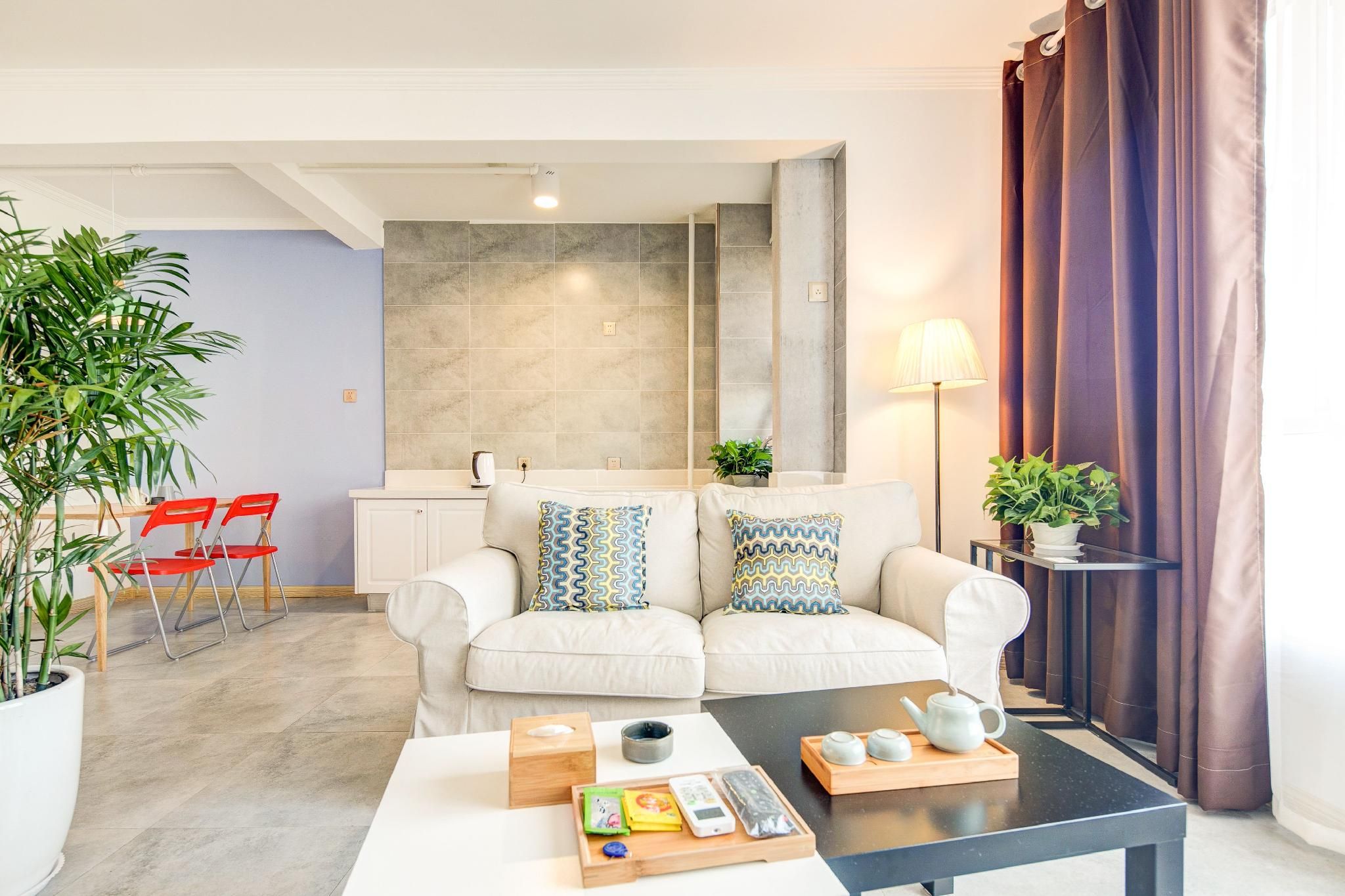 Taiyuan Jishengan Apartment - Taiyuan - Wohnzimmer