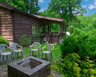 Cabin near Blue Ridge parkway and Lake Junaluska - Sylva - Innenhof