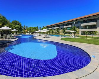 02 Quartos - Carneiros Beach Resort - Ideal para Família - Tamandare - Piscina