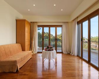 Luxury Villa Amaltheia Rhodes - Koskinou - Wohnzimmer