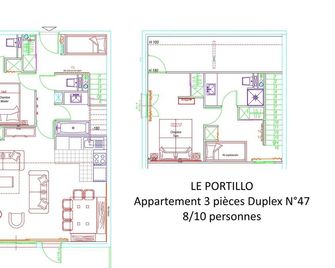 Duplex à Gourette, 10 pers, Piscine et Animaux acceptés - Gourette - Floorplan